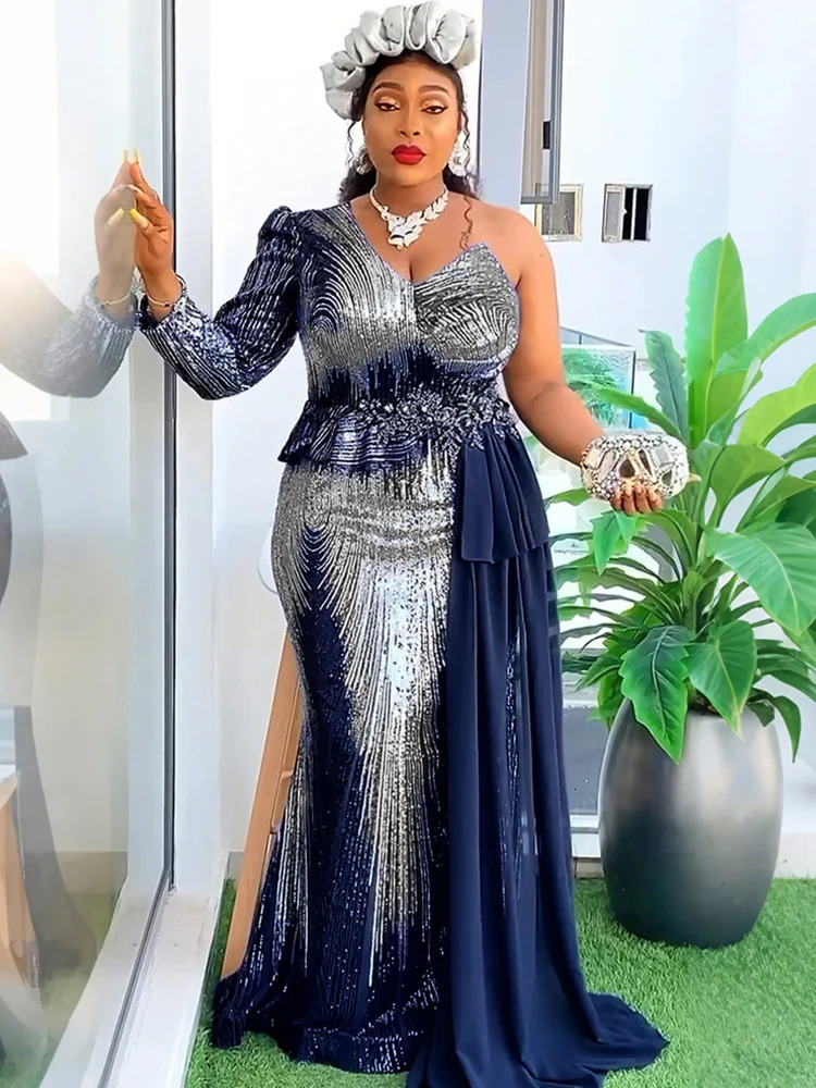 y Party Evening Dresses Sequin Mermaid Gown Elegant Women Wedding Prom Dress Sexy Bodycon Long Robe 2025 Year Clothing 241112