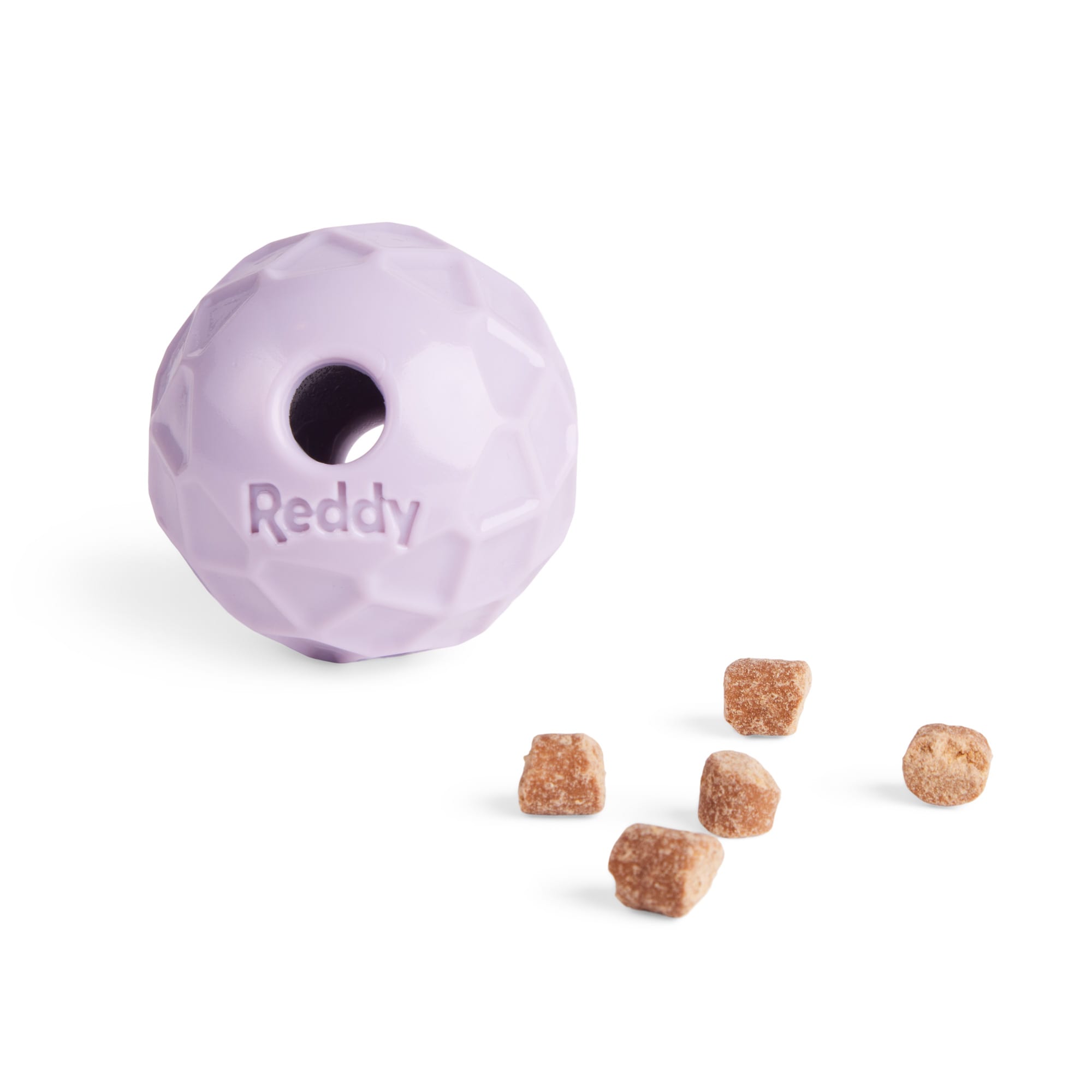 Reddy Lilac On-the Go Geometric Ball Dog Toy, X-Small