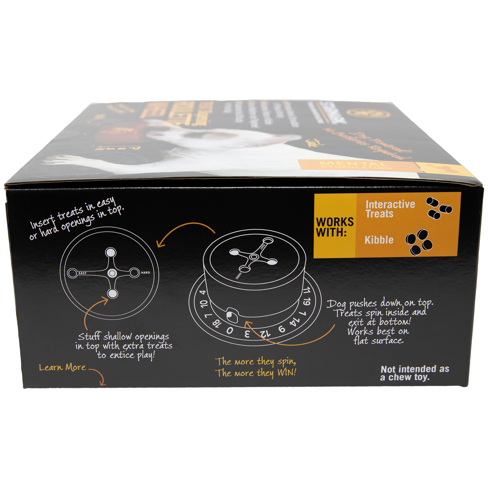 Starmark Treat Dispensing Roulette Wheel for Dogs
