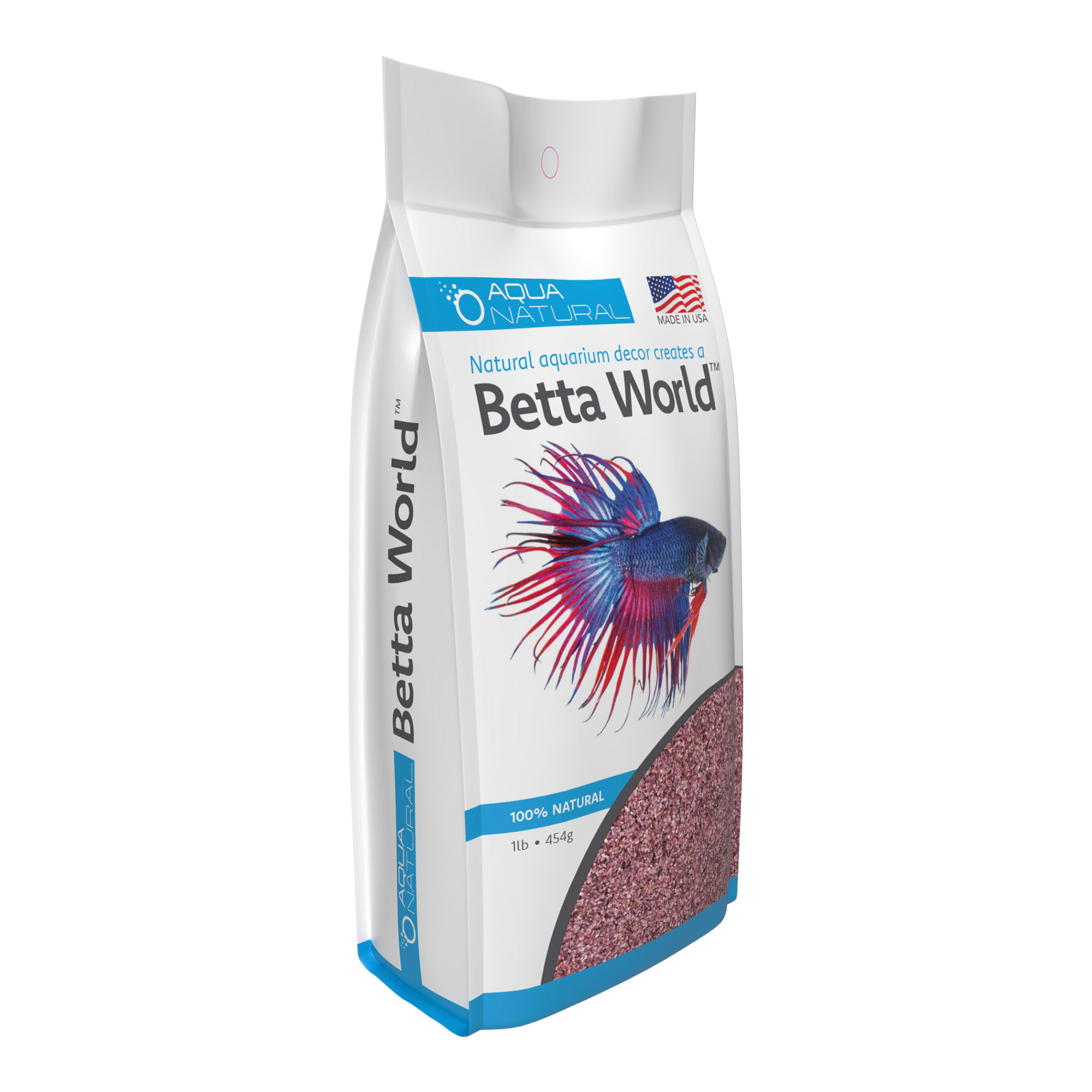 Aqua Natural Betta World Purple Diamonds Sand, Small