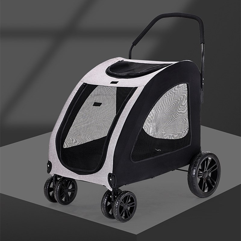 Newest Design 4 Wheel Pet Trolleys Dog Stroller Dog Trolley for Large Dogs