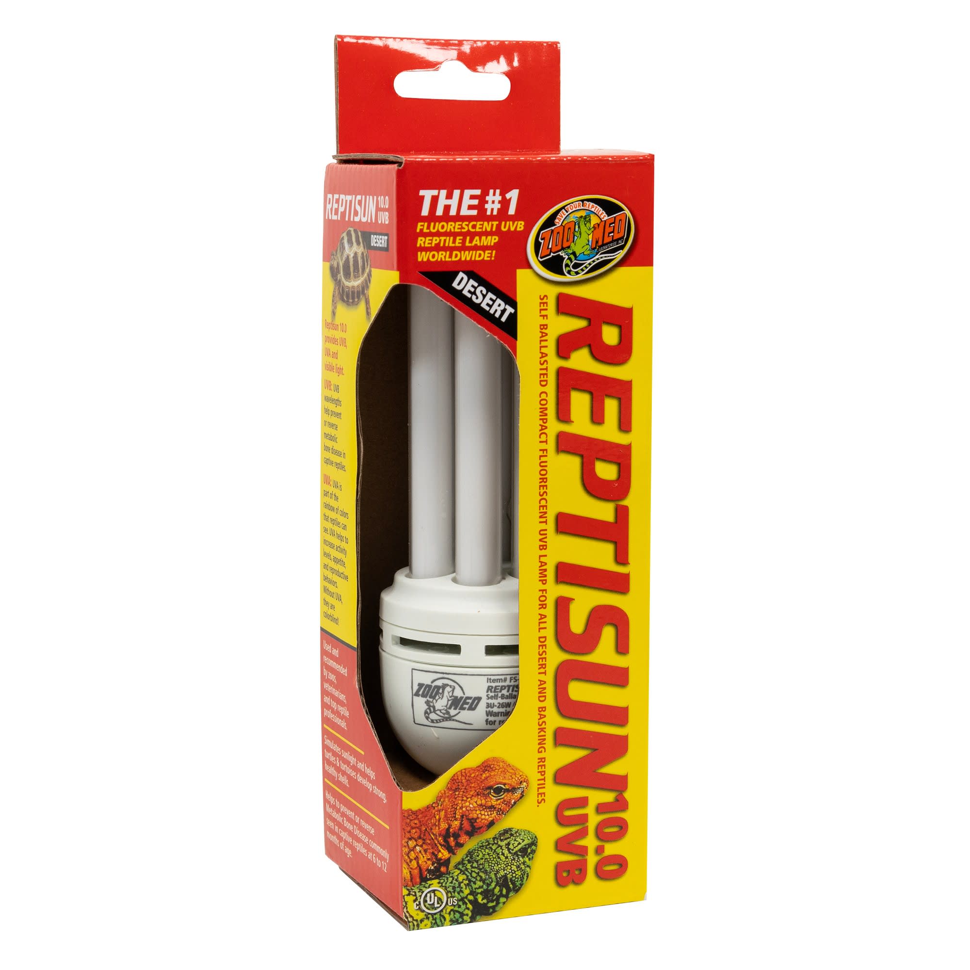 Zoo Med ReptiSun Desert Compact Fluorescent UVB Lamp, 26 Watts