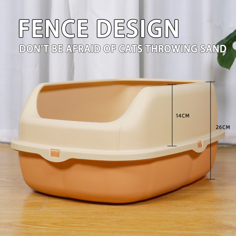 Hot Selling High Quality PP Plastic Automatic Cat Toilet Durable and Convenient Smart Pet Litter Box Accessory