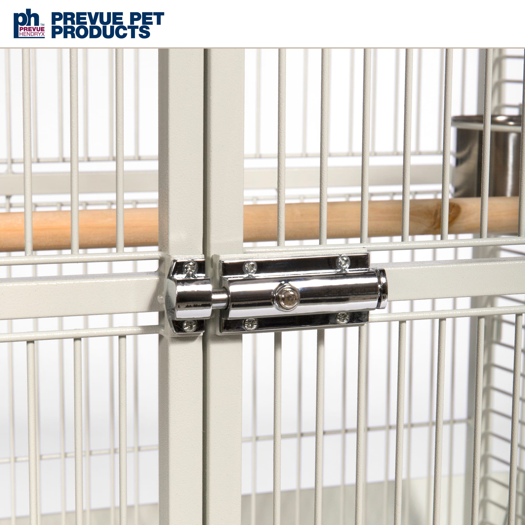 Prevue Pet Products Signature Select Series Wrought Iron Bird Cage in Chalk White