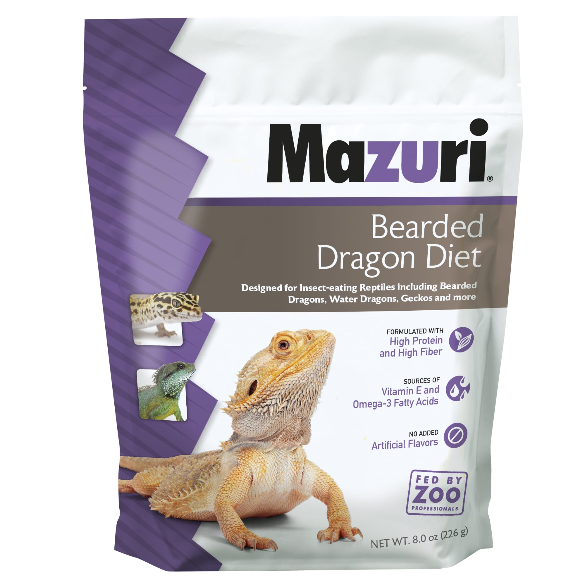 Mazuri Bearded Dragon Diet, 8 oz.