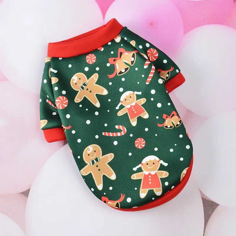 Christmas Small Dog Hoodie Coat Winter Warm Pet Clothes for Bulldog Chihuahua Dog Sweatshirt Puppy Cat Pullover PetsXJ241125