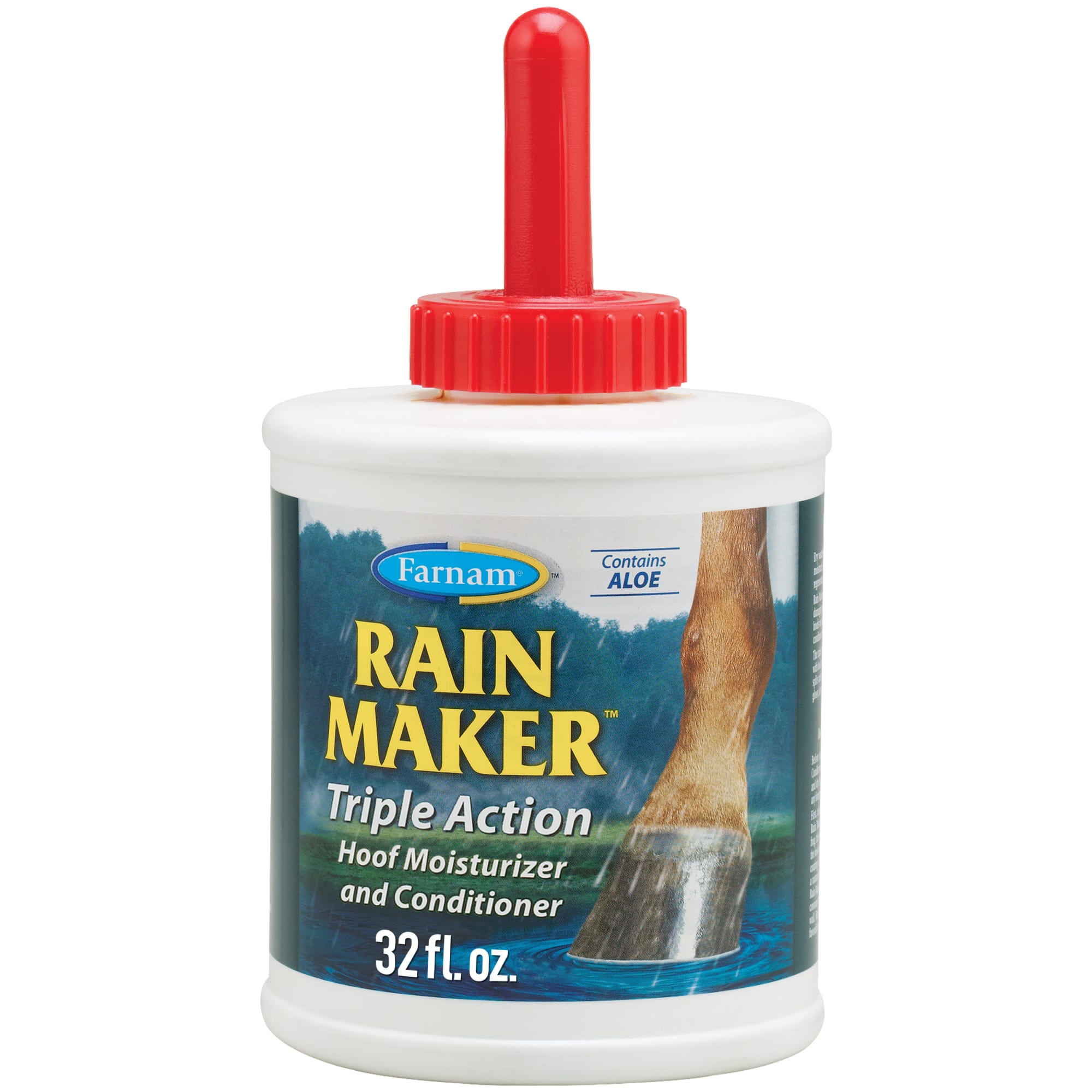Farnam Rain Maker Triple Action Hoof Moisturizer and Conditioner for Horses, 32 fl. oz.
