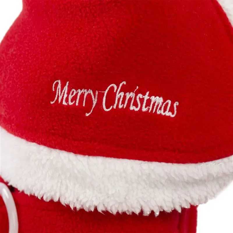 Christmas Pet Dog Winter Warm Dog Dresses For Small Dogs Dog Jumpsuits Dress Couple Chihuahua Yorkshire New Year Jacket ApparelsXJ241125
