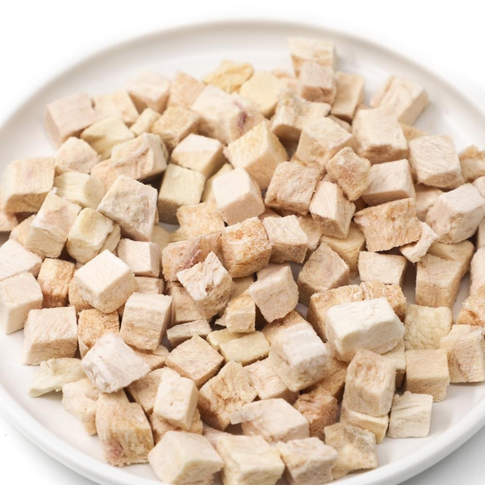 Freeze dried dog treats snacks manufacture chicken/duck / fish dog food