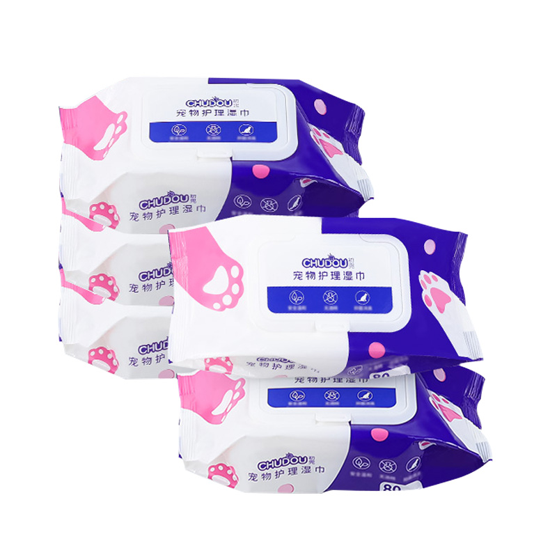 Pet Wipes Customize Logo Factory Pet Wet Wipes Paper Cleaning Wet Wipes