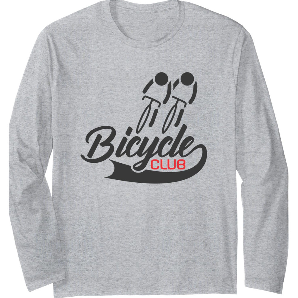 Long Sleeve Shirts for Men sweatshirt Bicycle Style Design Long Sleeve Tee Streetwear Casual tops clothes cool color