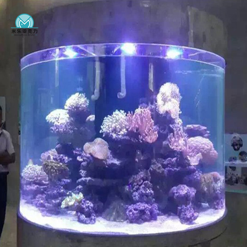 Exclusive custom high quality newly designed transparent live fish aquarium coral rocks