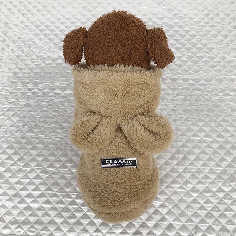 Fleece Dog Hoodie Winter Pet Dog Clothes for Dogs Coat Jacket Soft Ropa Perro French Bulldog Clothing for Dogs Pets Clothing PugXJ241125