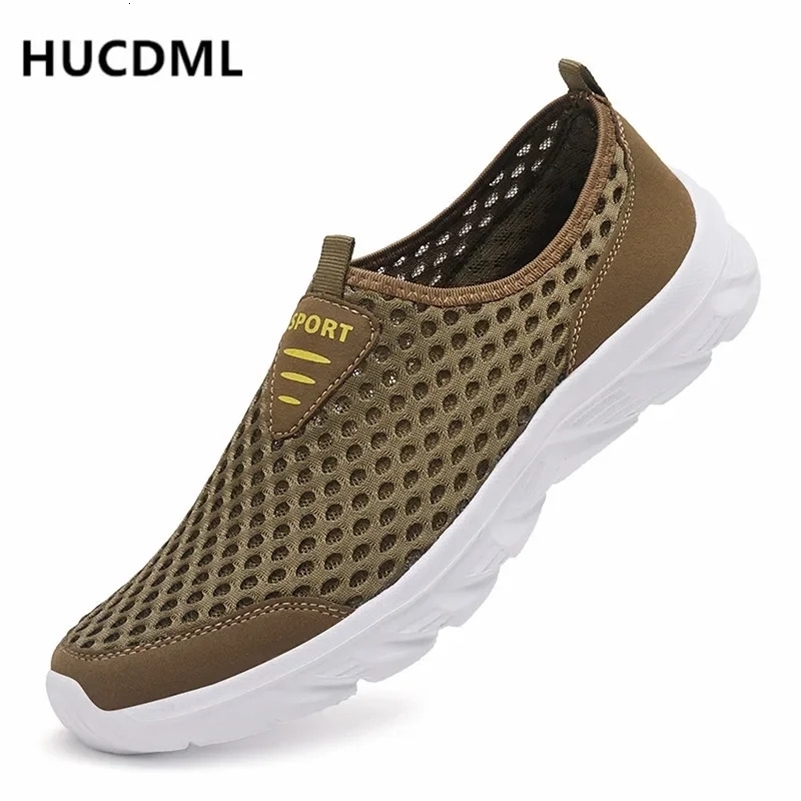 Sneakers Men Breathable Mesh Lightweight Casual Walking Man Shoes Slip-On Driving Men Loafers Zapatos Casuales 241125