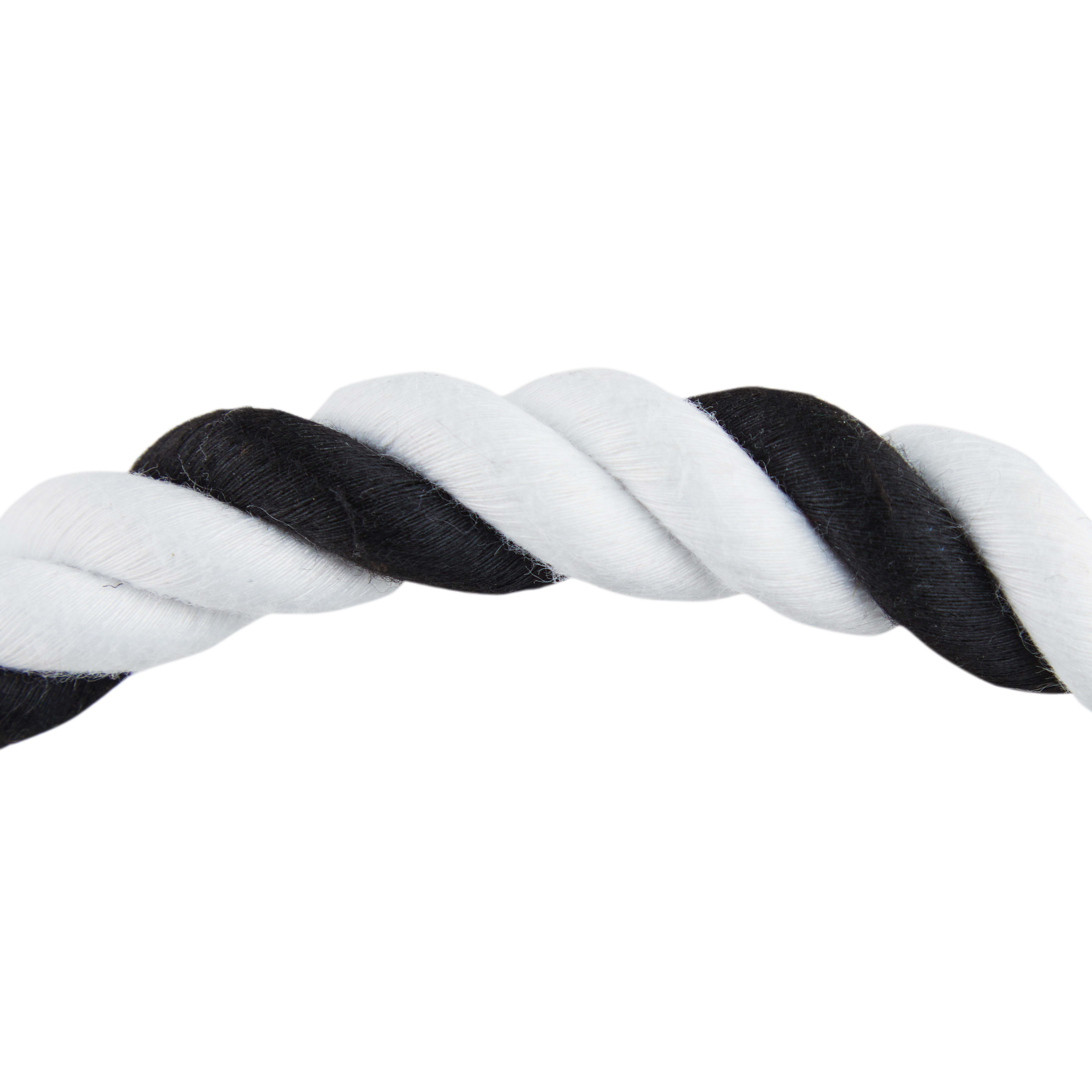 Bootique Plush Skeleton Flattie Rope Dog Toy, Medium
