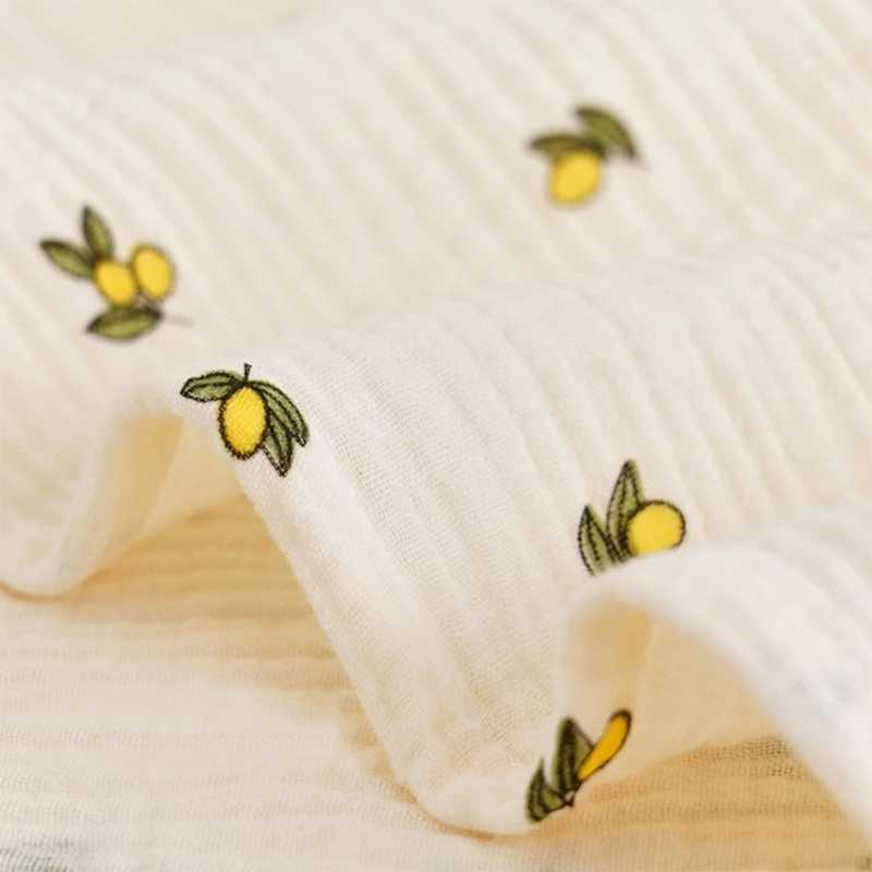 Blankets Swaddling Cotton Swaddle Blanket Baby Blanket Floral Print Muslin Diaper Swaddle New Born Crinkle Fabric Stroller Cover