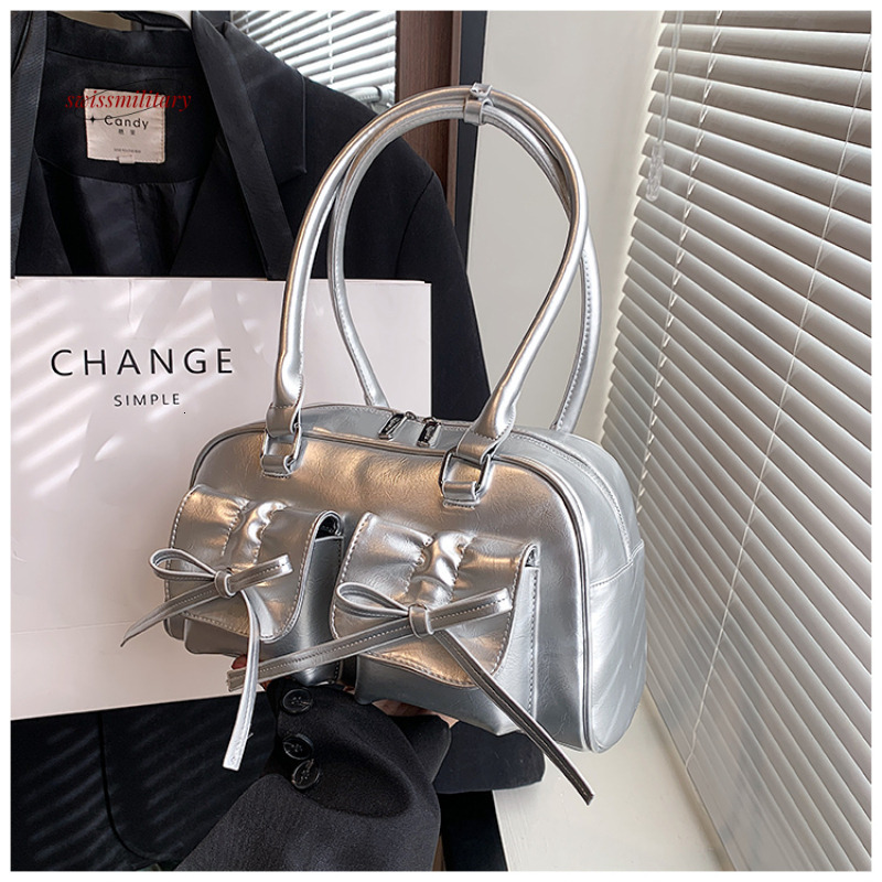 Solid Square Zipper Sewing Thread Fashion Popularity Shoulder Bags for Women 2024 High Quality Hot Sale Bolsos Mujer#39 swissmilitary