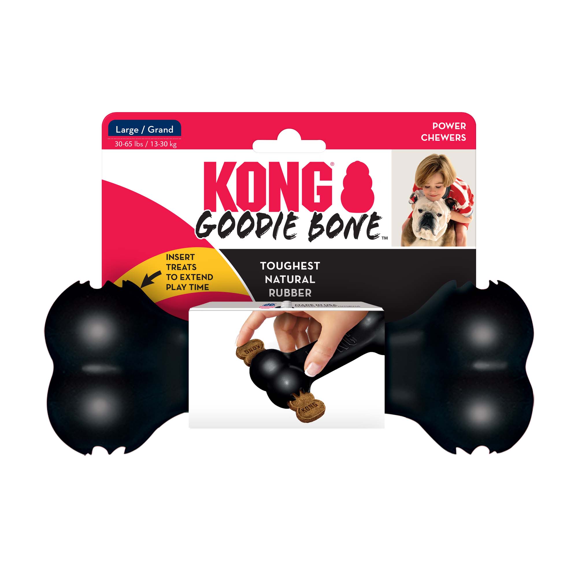 KONG Extreme Goodie Bone Dog Toy, Large