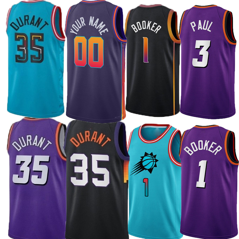 Men Basketball Jersey Devin Booker Kevin Durant Jusuf Nurkic Royce O'Neale Bradley Beal Grayson Allen Bol Bol Eric Gordon Josh Okogie Drew Eubanks Jerseys