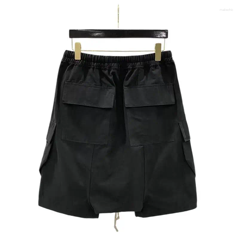 Men's Shorts Men Casual Cargo Gothic Clothing Summer Solid Sweatpants High Street Black Green Short