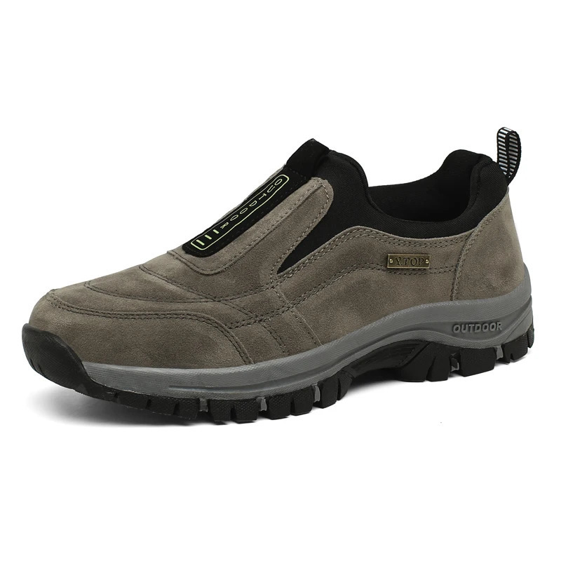 Mens non-slip casual sports shoes wear-resistant hiking shoes Outdoor 2024 fashion comfortable flat walking shoes for men 241125