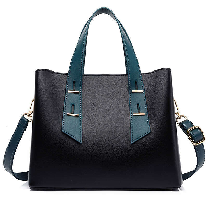Ladies' Handbag With High-End Feel, Large Capacity Shoulder Fashionable Contrasting Color Commuting Bag, Simple Crossbody Bag