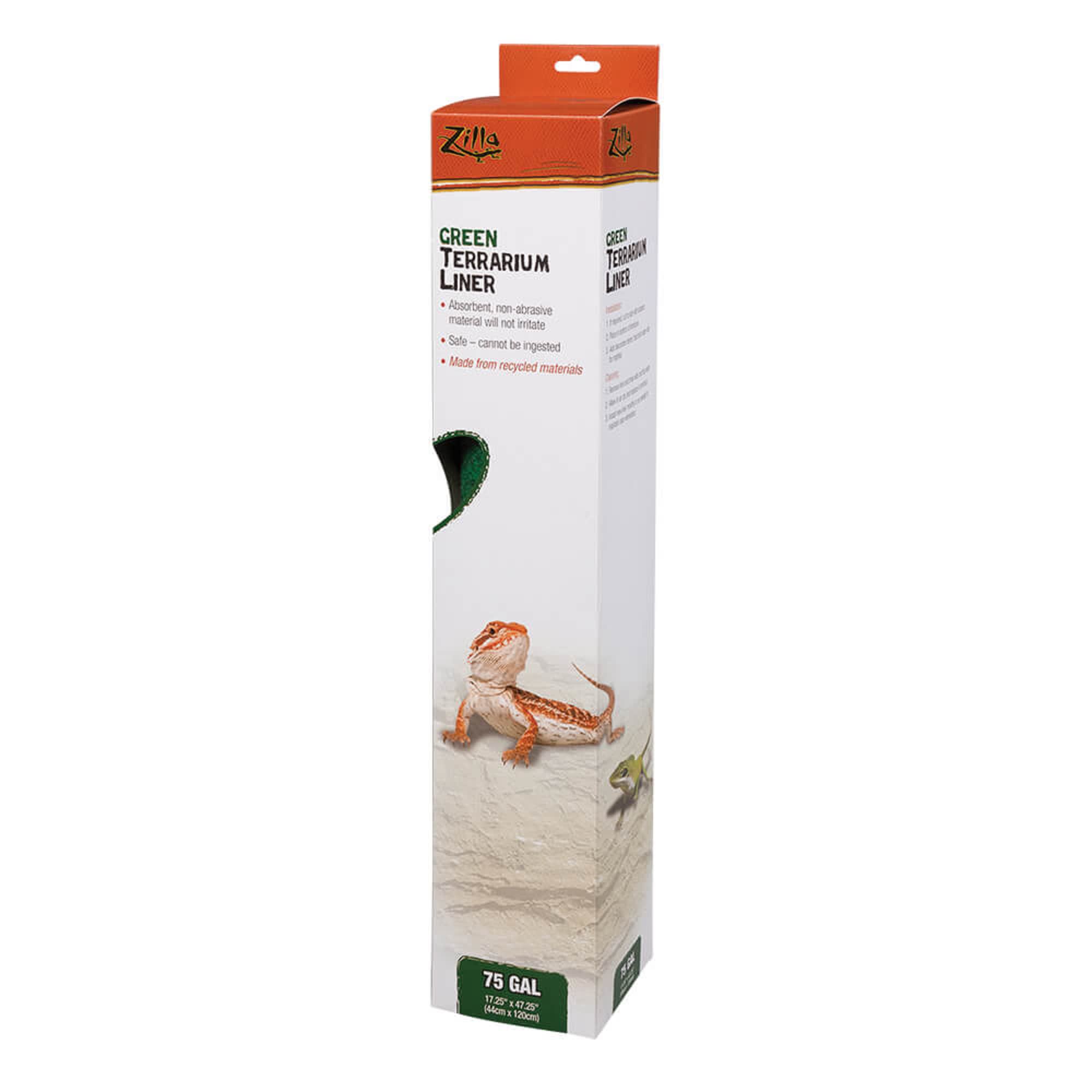 Zilla Reptile Terrarium Liner, 75 Gallon