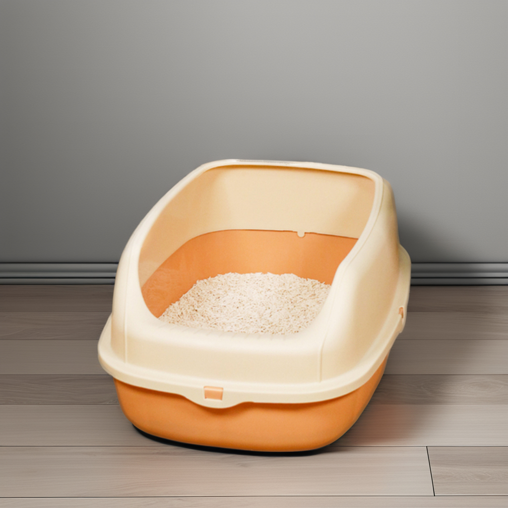 Hot Selling Durable & Convenient Automatic Cat Toilet Smart Pet Litter Box with PP Plastic High Quality Cat Litter Box Accessory