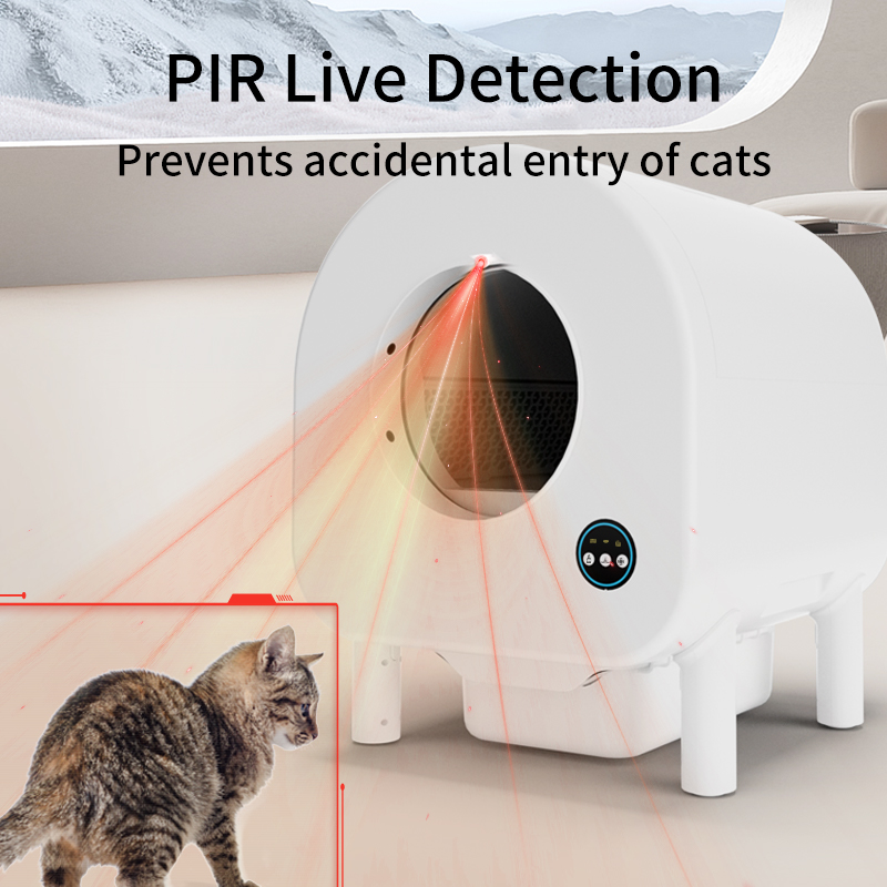 Exhaust and deodorization visual lens automatic pet products Automatic Cleaning Easy Clean Odor Control Smart Cat Litter Box