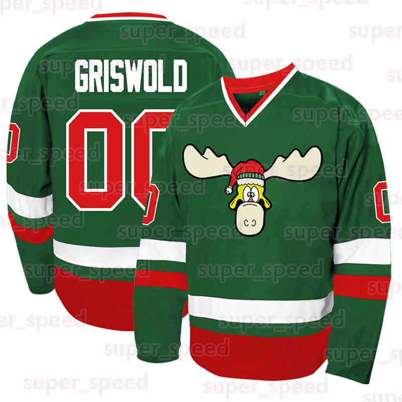 Christmas 00 Clark Griswold Ice Hockey Jersey Mens Women Adults 13 Jason Voorhees Black Friday 13th Movie Jerseys Shirt Long sleeves Embroidered For Party Gifts