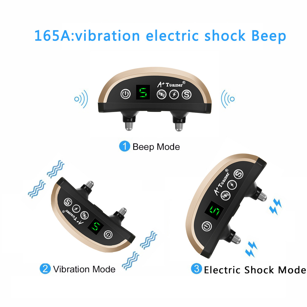 Pet Dog Anti Bark Electric Collars Rechargeable Training Collar for Small Large Dogs Anti Barking Vibration Control Pets Dogs