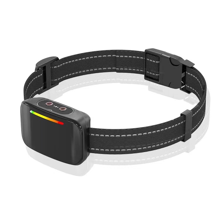Sustainable Rechargeable Outdoor Dog Training Equipment Waterproof Automatic Anti-Bark Collar Dogs Cats Custom Colors-Made