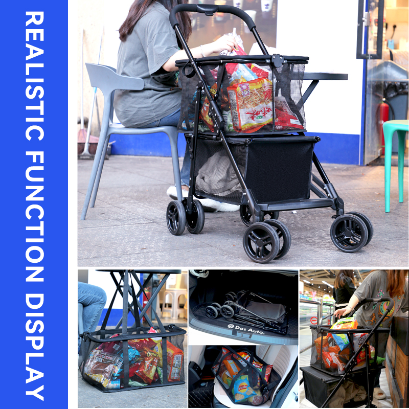 RTS Luxury pet stroller travel 4 wheel dog strollers small dogs pet stroller for dogs