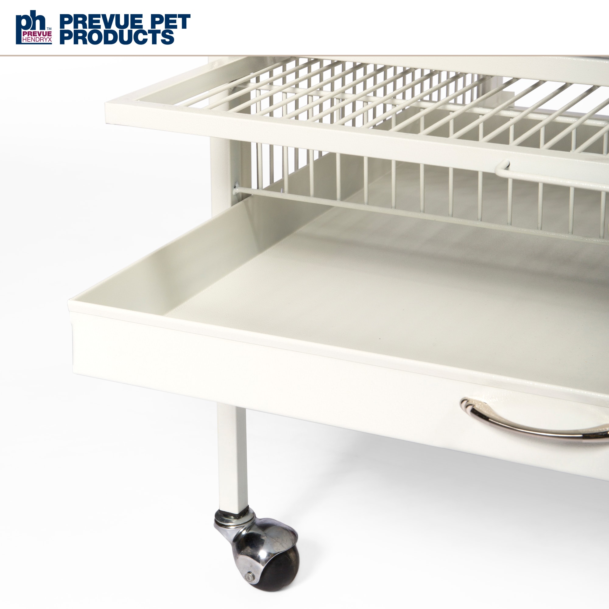 Prevue Pet Products Signature Select Series Wrought Iron Bird Cage in Chalk White