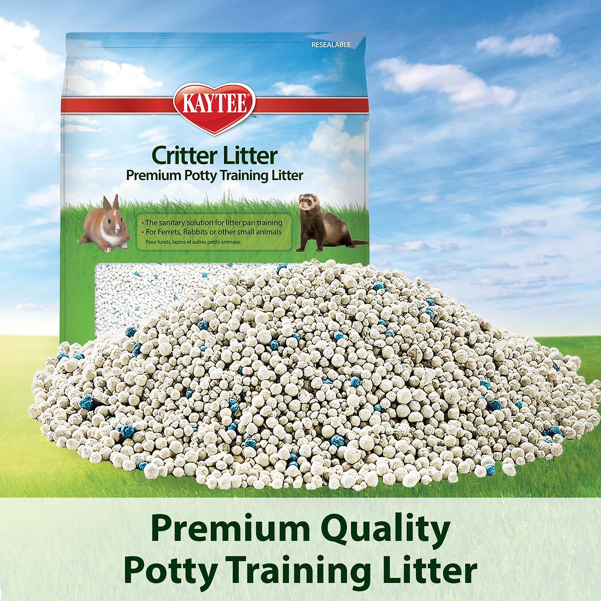 Kaytee Critter Litter Premium Potty Training Litter for Small Animals, 8 lbs.