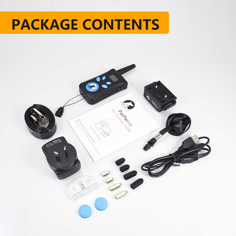 handsfree automatic sport dog electric shock collar with remote slip dogs in training choke collar