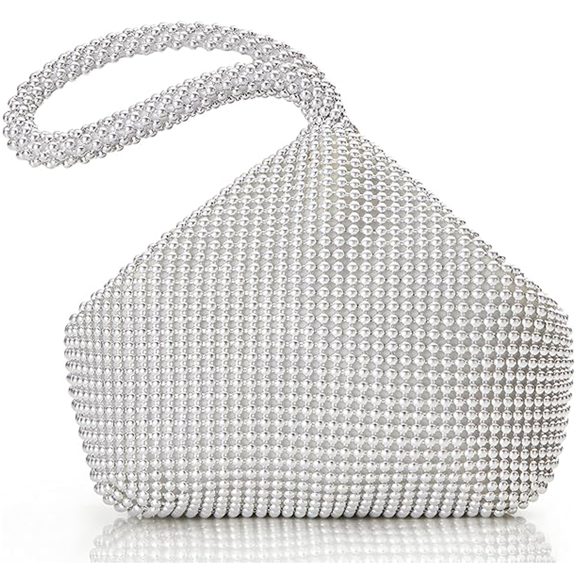 Women's Beaded Clutch Evening Bags Vintage Elegant Triangle Purse for 1920s Party Prom Wedding designer bag Women's Evening Bag fashion Eleg