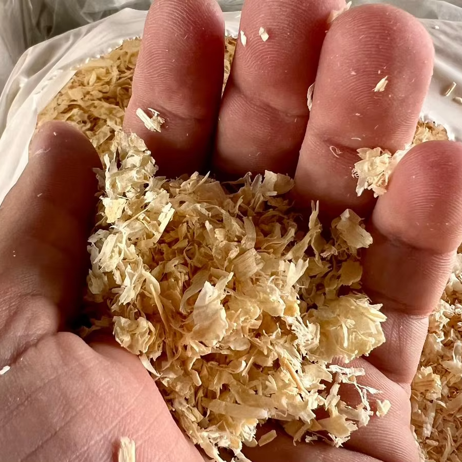 20kg Medium Leaf 100% Natural Pine Wood Shavings Dust-Free Medium Leaves Bedding for Horses and Pet Carriers for Travel