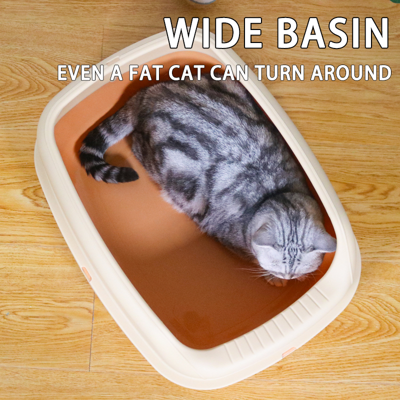 Hot Selling High Quality PP Plastic Automatic Cat Toilet Durable and Convenient Smart Pet Litter Box Accessory