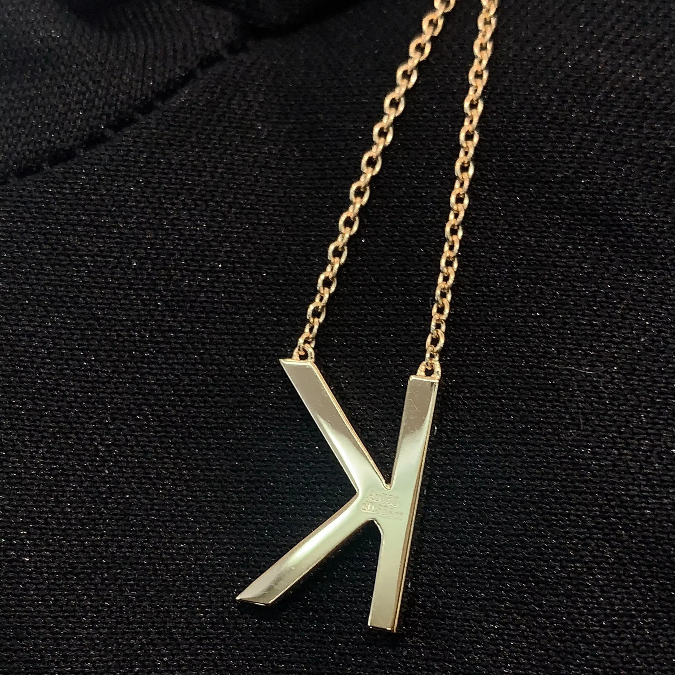 Pure Men's Jewelry: Lab Dias K Letter Moissanite necklace 9k 10k Gold Elevate Your Style with These Stunning Pieces