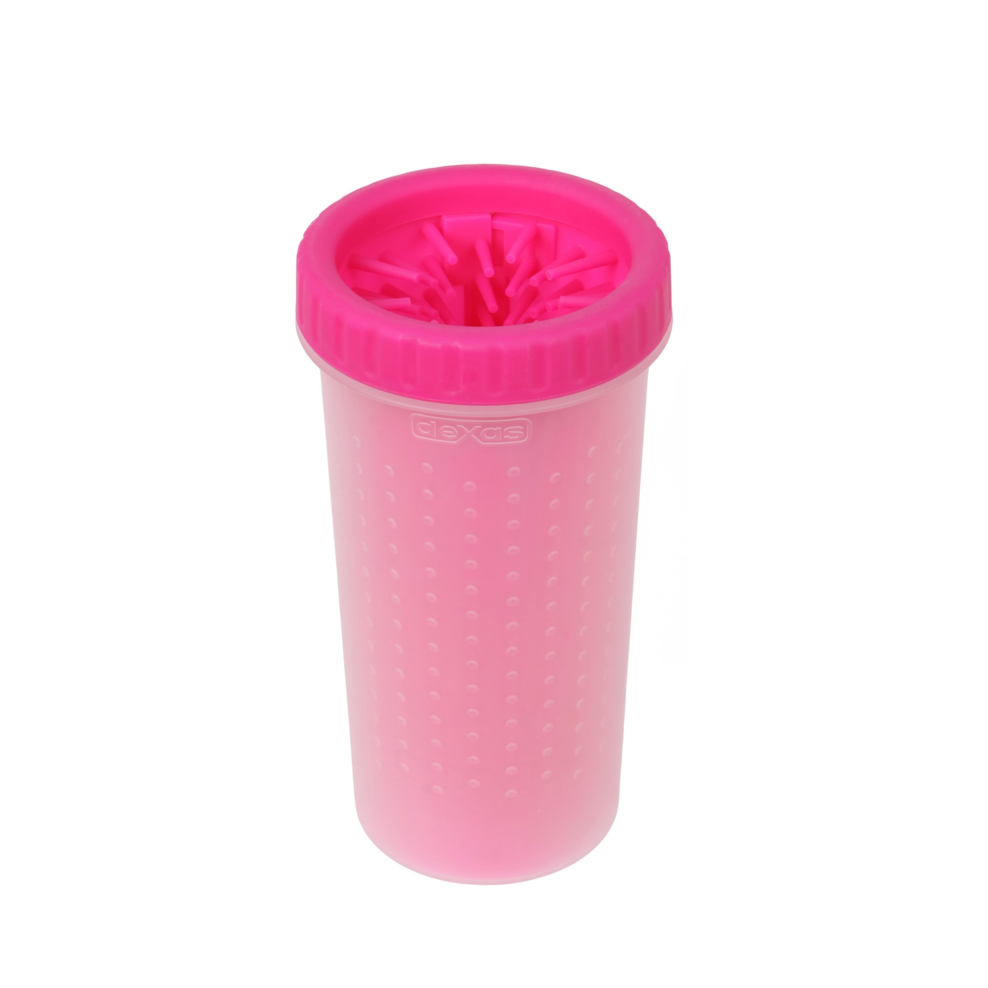 Dexas MudBuster Portable Pink Dog Paw Cleaner, Large