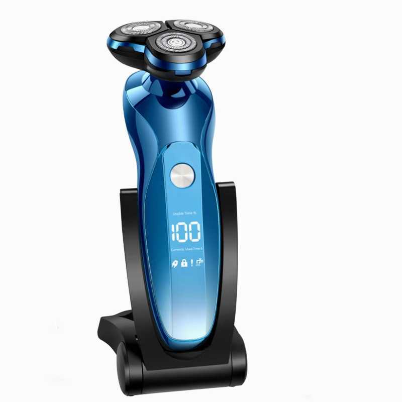 ZOZEN Electric Shaver Rotary Shaver Electric Razor Beard Trimmer Body Hair Cutting Shaving Machine Clipper for Men WaterproofXJ241207