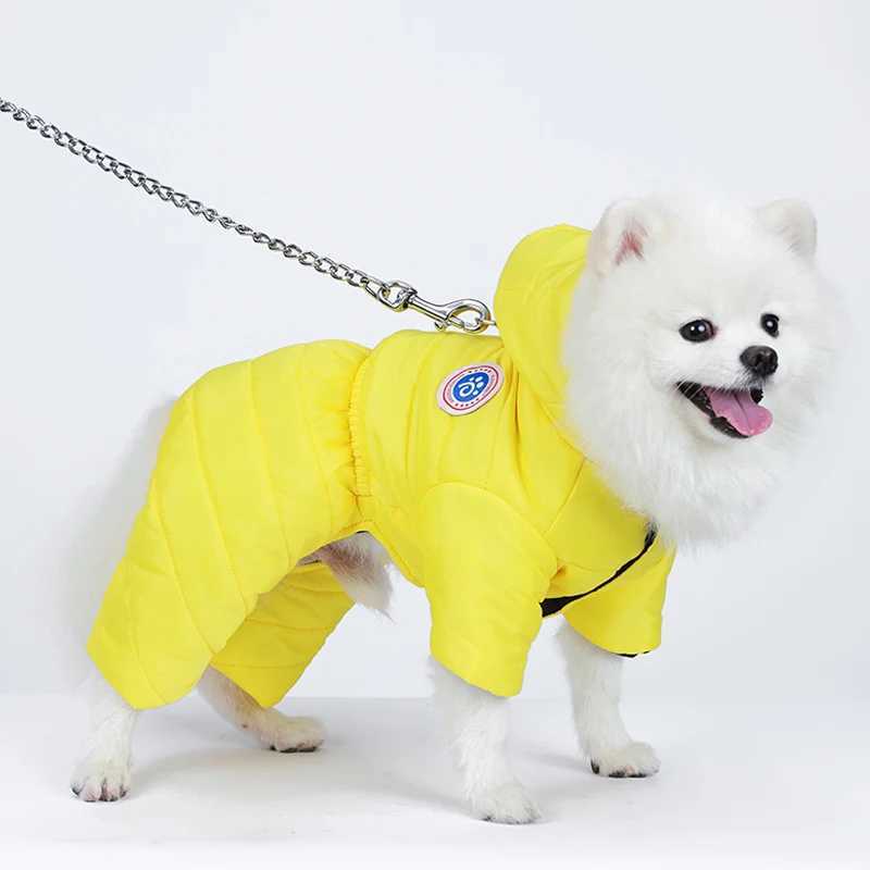 Waterproof Dog Jacket for Small Medium Dogs Clothes Puppy Hoodies Coat Chihuahua Overalls Poodle Shih Tzu Jumpsuit Pet CostumesXJ241125