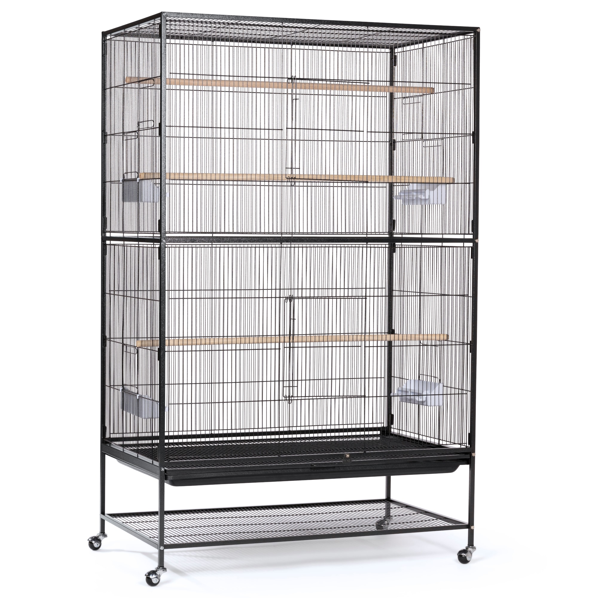 Prevue Pet Products Extra Large Wrought Iron Flight Cage Black Hammertone F050