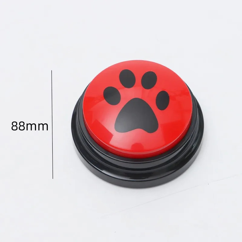 4810pcs Dog Training Button Recordable Pet Communication Dog Toys Dog Talking Button Cute Claw Print Pattern Dog Accessories 241125