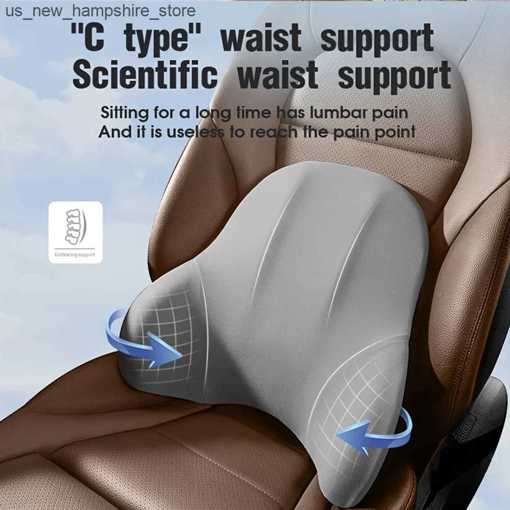 Seat Cushions Car Lumbar Headrest Car Neck Pillow Car Cushion Backrest Lumbar Cushion Memory Foam Lumbar Support Pillow J241125