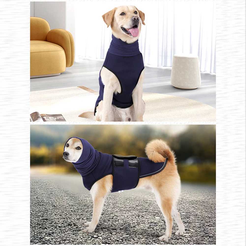 Dog Anxiety Vest Breathable Dogs Comfort Anxiety Shirts Puppy Soft Jacket With Reflective Stripe Anxiety Calming CoatXJ241125