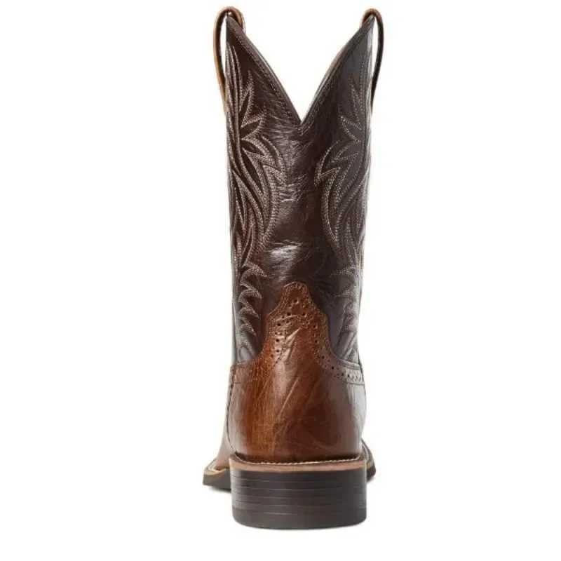 Men High Embroidery Retro Handmade Western Cowboy Boot Pointed Toe Boots Hand ing Outdoor Mens Shoes 38-48