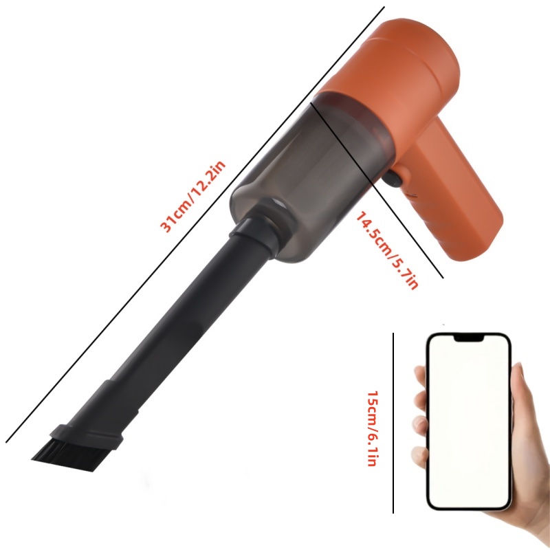 Portable Vehicle Dust Buster Easy-to-Use Automotive Handheld Vacuum
