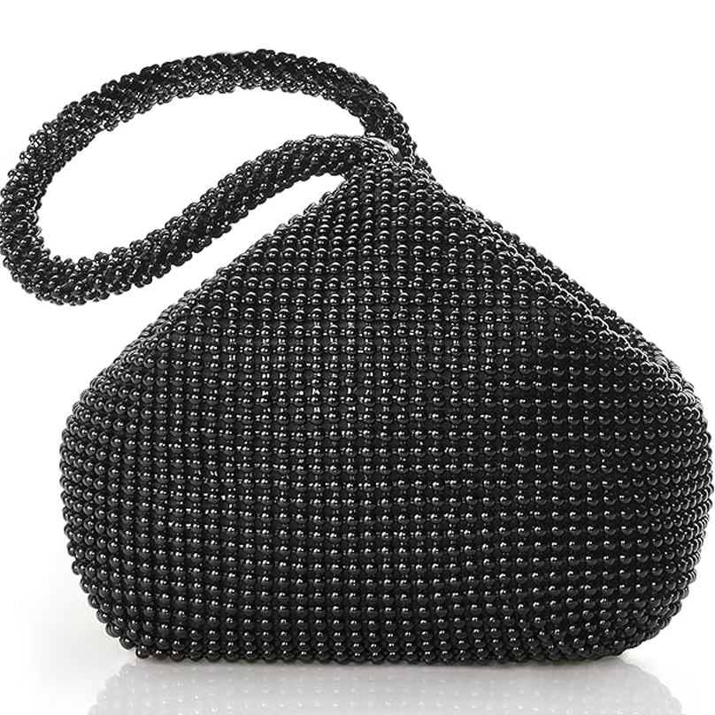 Women's Beaded Clutch Evening Bags Vintage Elegant Triangle Purse for 1920s Party Prom Wedding designer bag Women's Evening Bags
